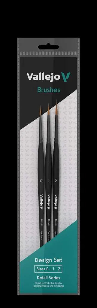 BRUSH DETAIL DESIGN SYNTHETIC SET B02991 Frikytopia