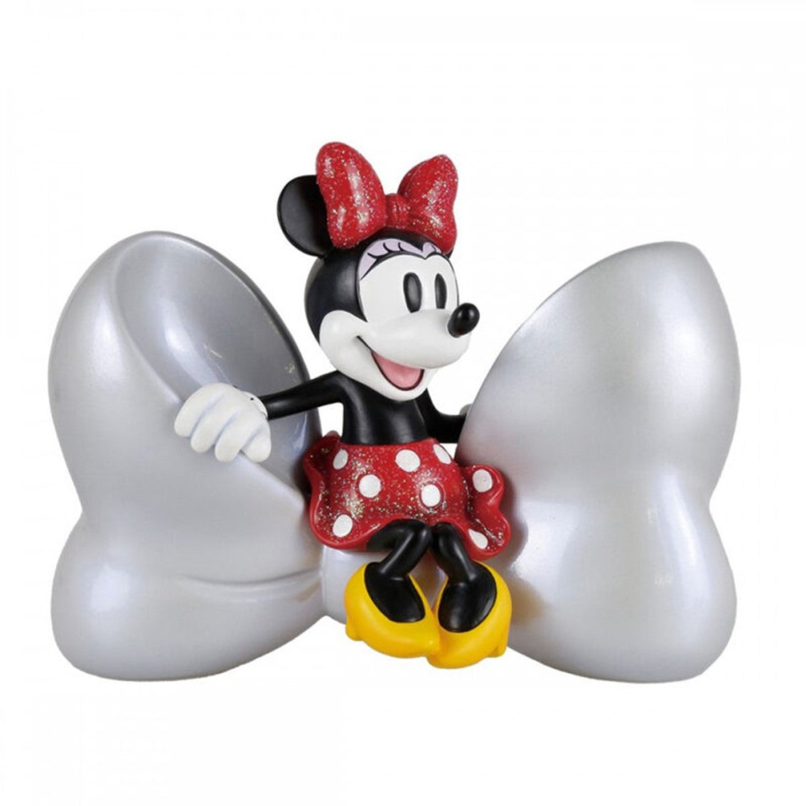 Figura enesco disney 100 aniversario minnie con lazo Frikytopia