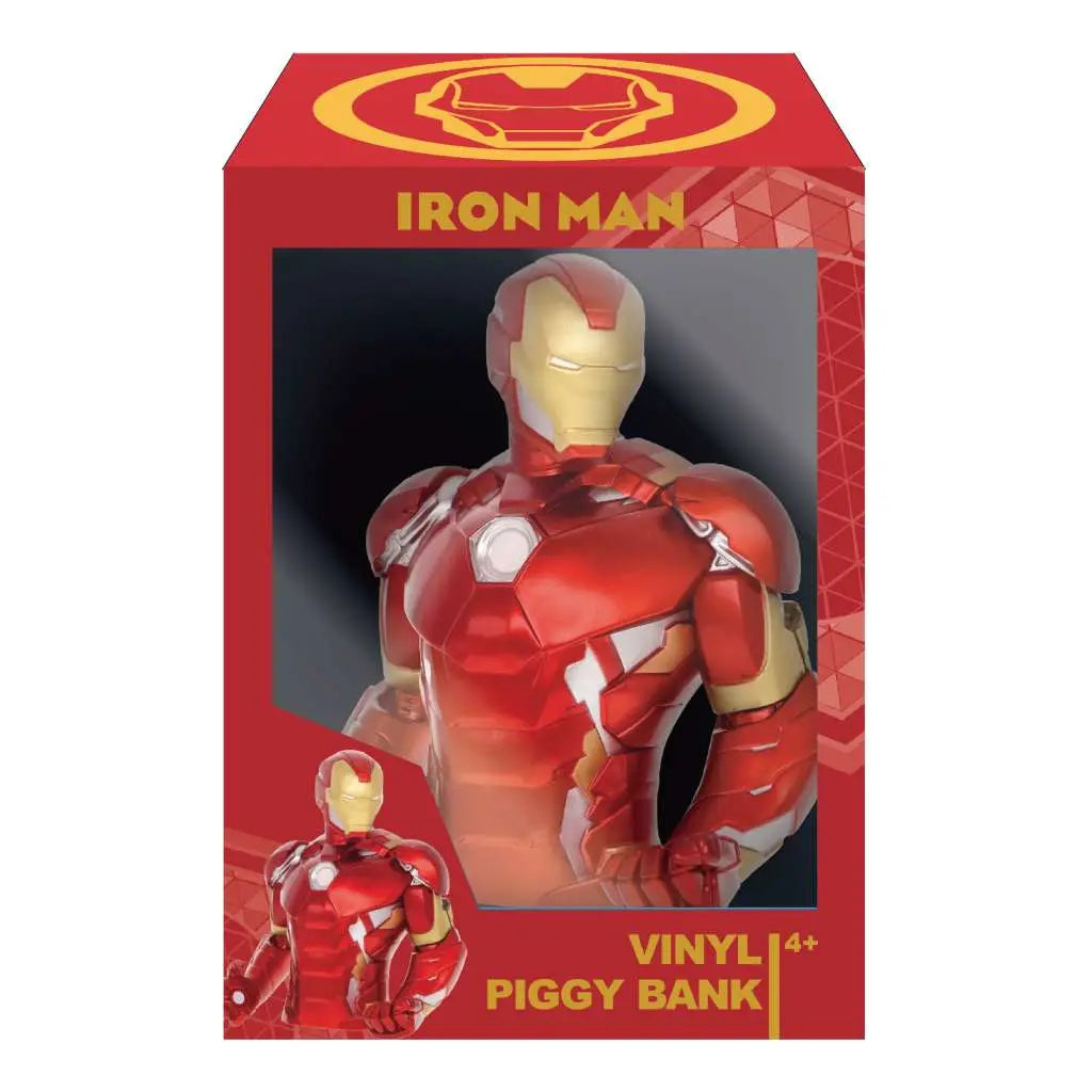 AVENGERS IRON MAN Busto BANK DELUXE Caja SET