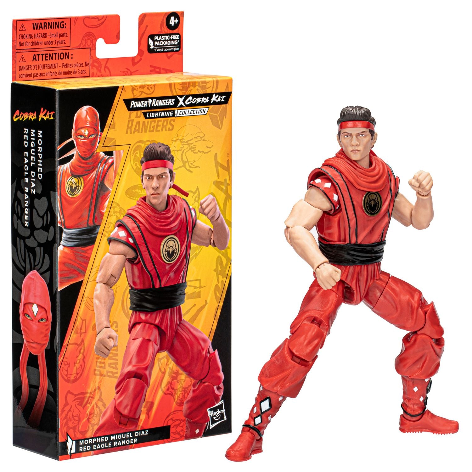Figura hasbro power rangers x cobra kai lightning collection miguel diaz