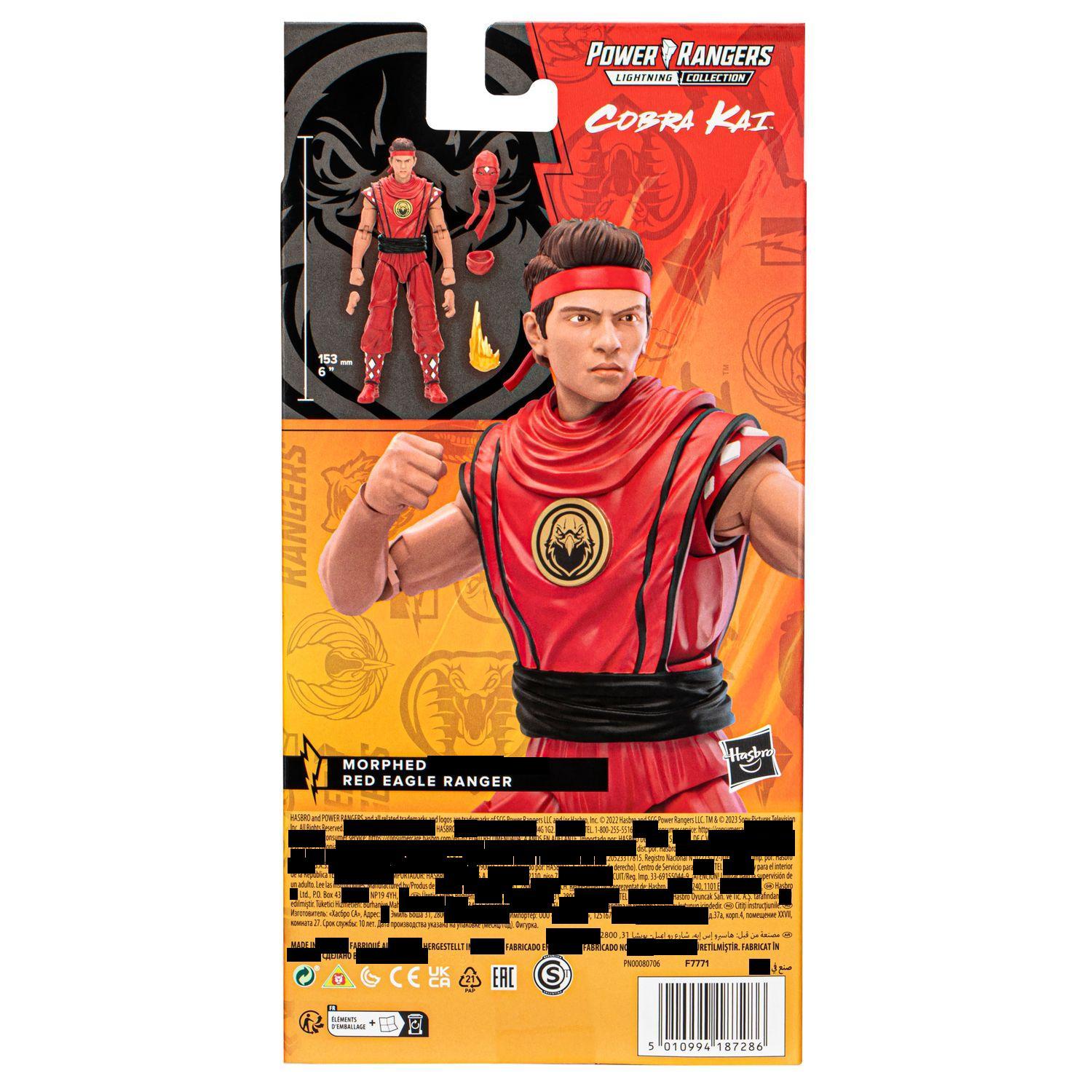Figura hasbro power rangers x cobra kai lightning collection miguel diaz