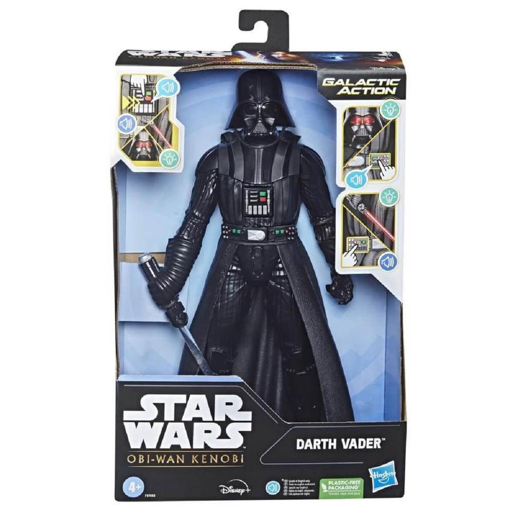 Figura electronica hasbro star wars galactic action darth vader