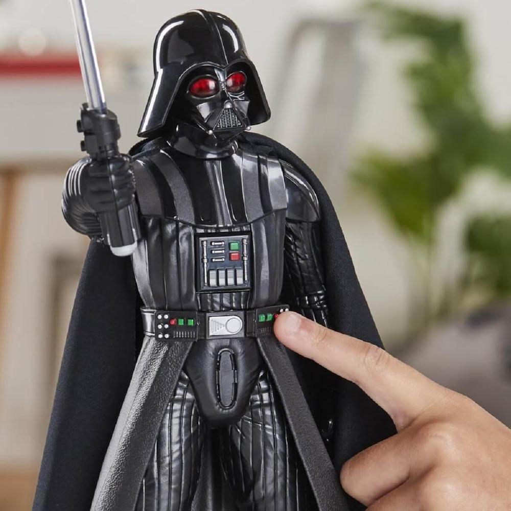 Figura electronica hasbro star wars galactic action darth vader