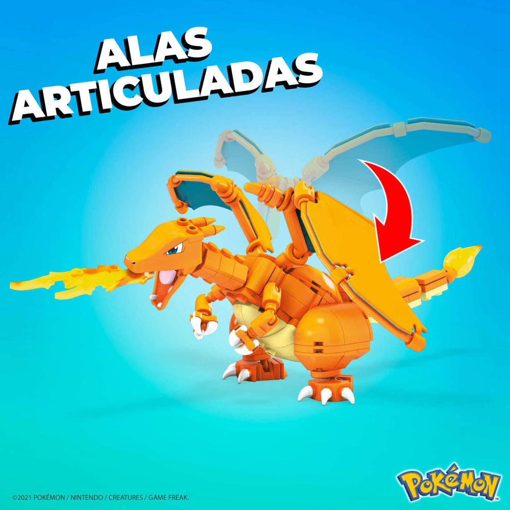 Pokemon Kit de Construccion Mega Construx Set de Evoluciones de Charmander