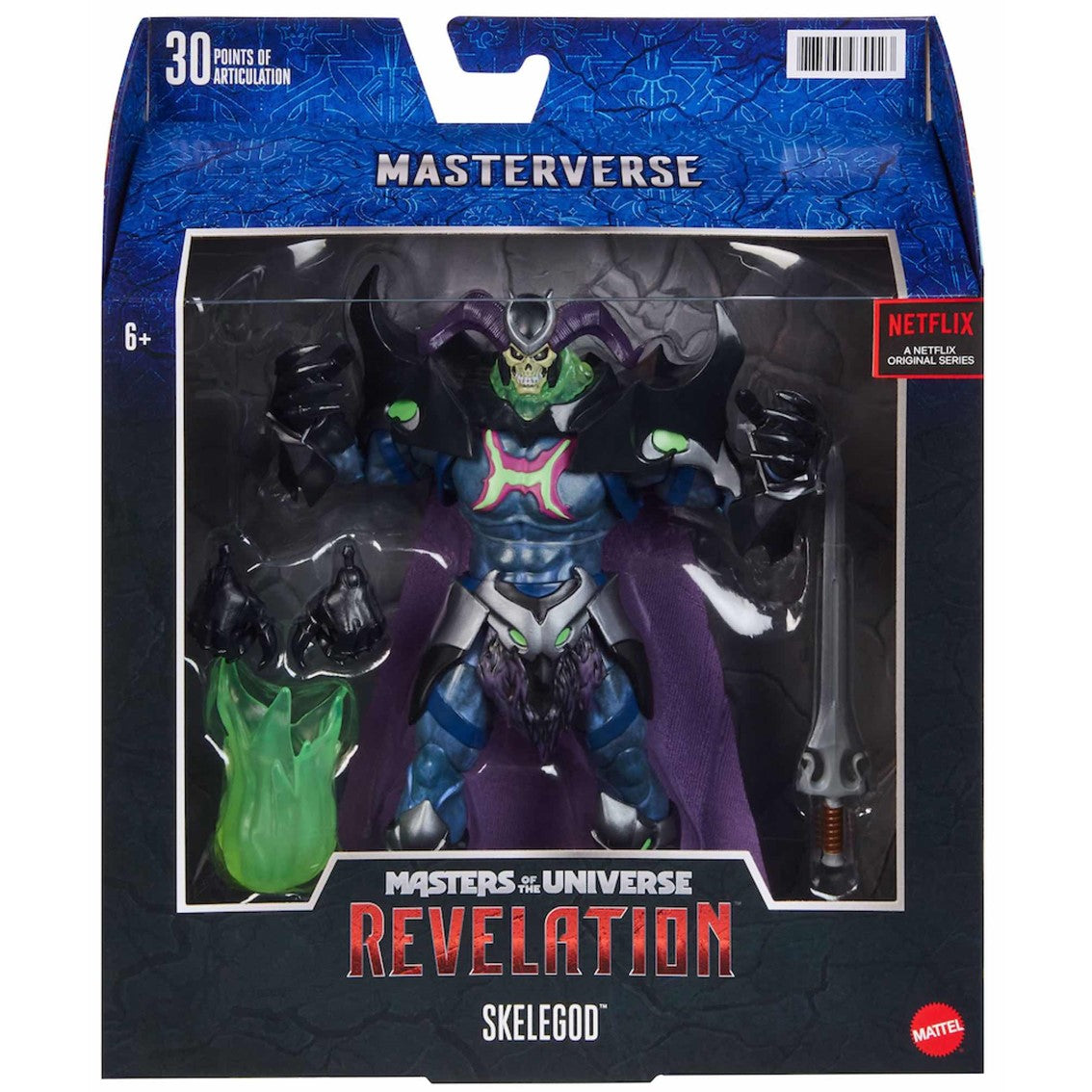 Figura mattel masters of the universe revelation skelegod oversize 23cm