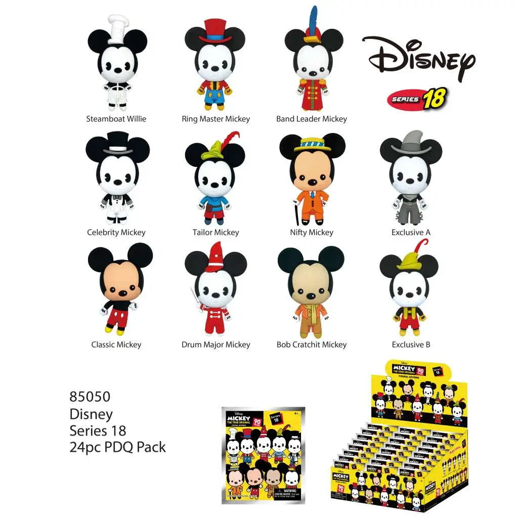 DISNEY MICKEY THROUGH THE YEAR Bolsa CLIP BLIND Caja DISPLAY (24)