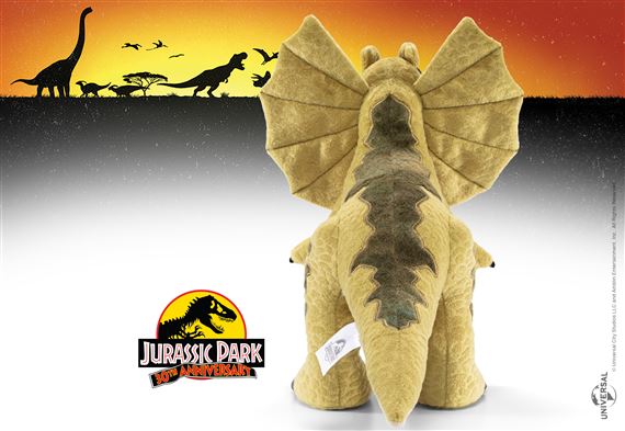 Jurassic Park Peluche Dilophoasaurus Rex 25 cm