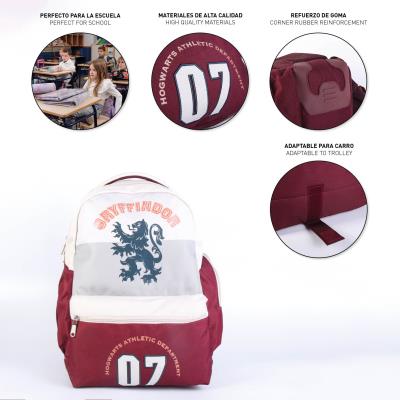 Mochila escolar grande cerda harry potter gryffindor 44 cm