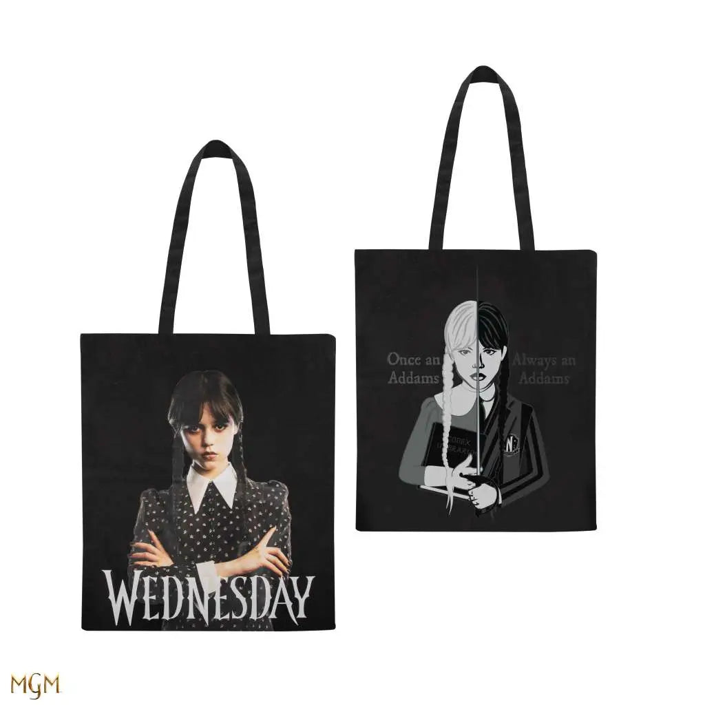 WEDNESDAY BLACK TOTE Bolsa Frikytopia