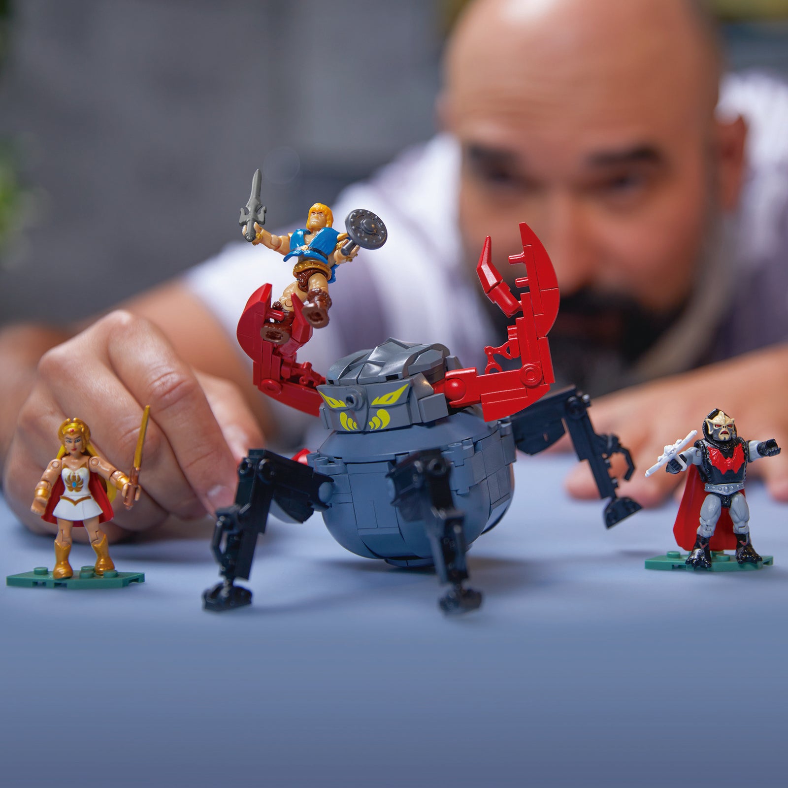 Figuras mattel mega construx masters of the universe she ra vs hordak