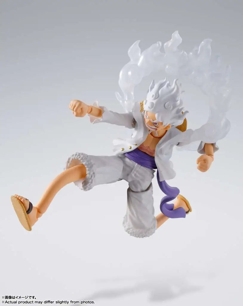 Figura S H figuarts Monkey D Luffy Gear 5 One Piece 15 5cm