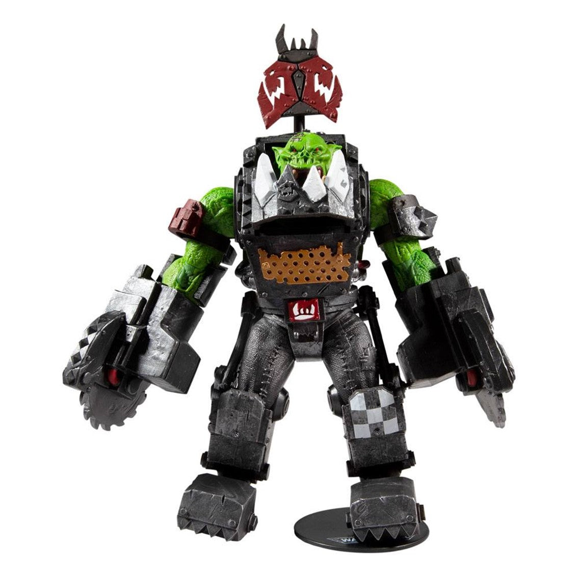 Figura mcfarlane toys warhammer 40k ork meganob con sierra circular Frikytopia