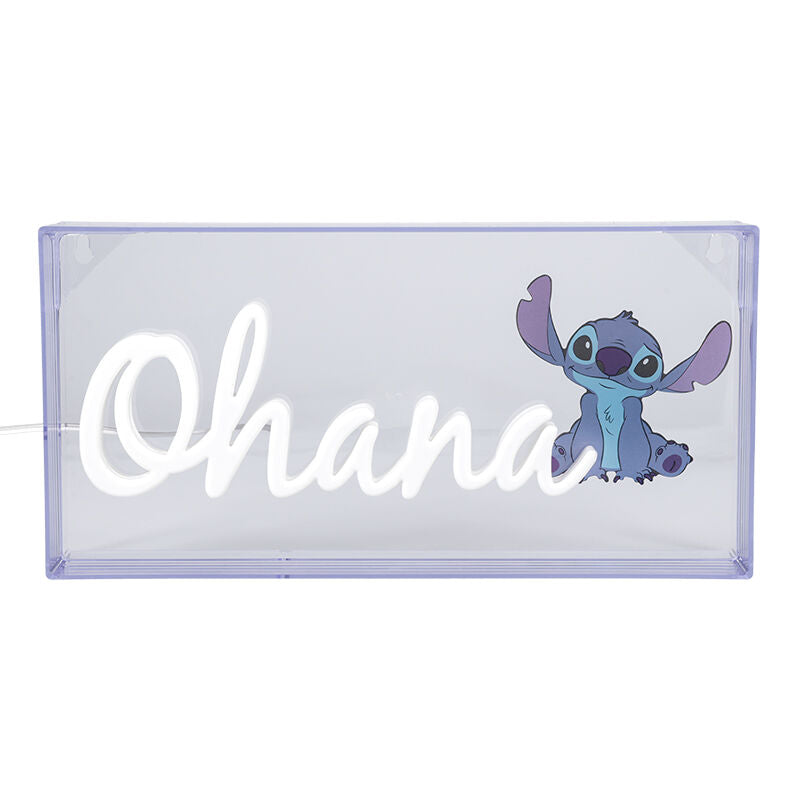 Lampara led neon paladone stitch ohana