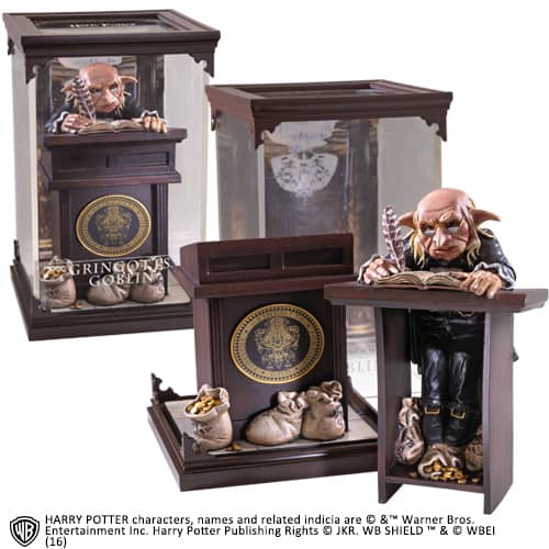 Harry Potter Estatua Magical Creatures Gringotts Goblin 19 cm Frikytopia