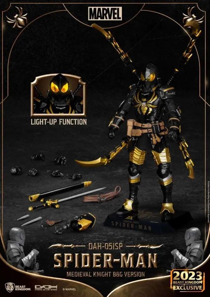 MEDIEVAL KNIGHT SPIDER-MAN B&G VER. FIGU Frikytopia