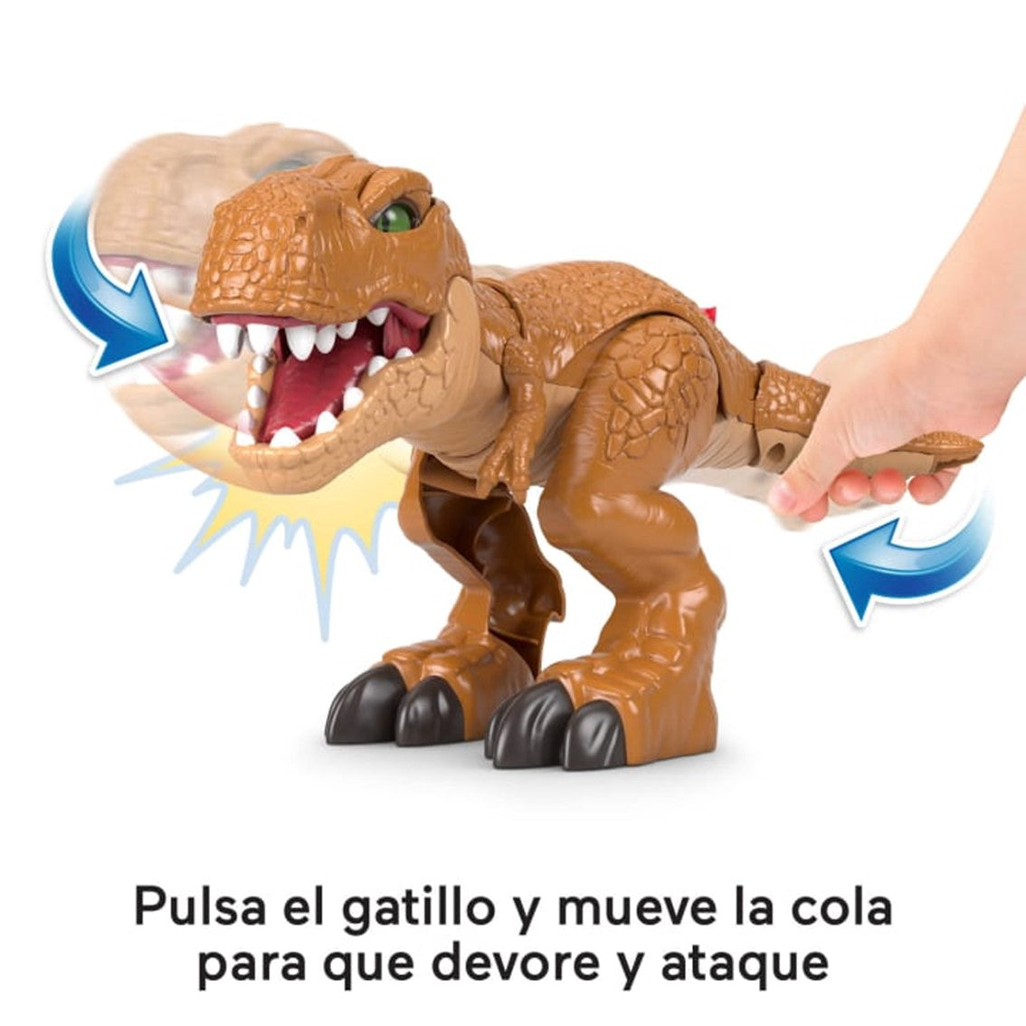 Figura mattel jurassic world imaginext t rex