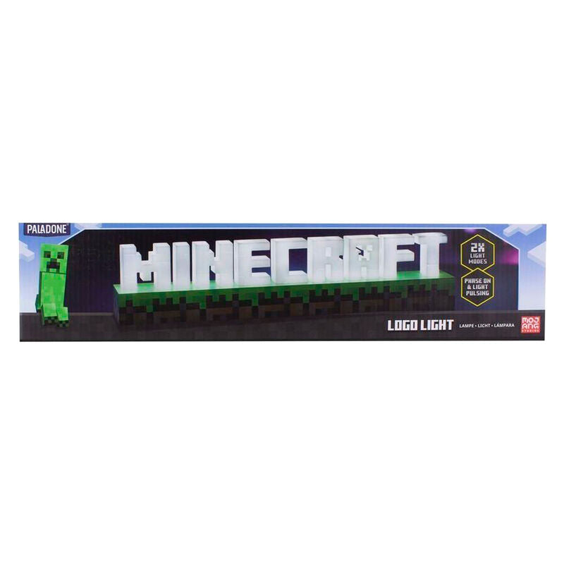 Minecraft Lampara Logo 41 cm