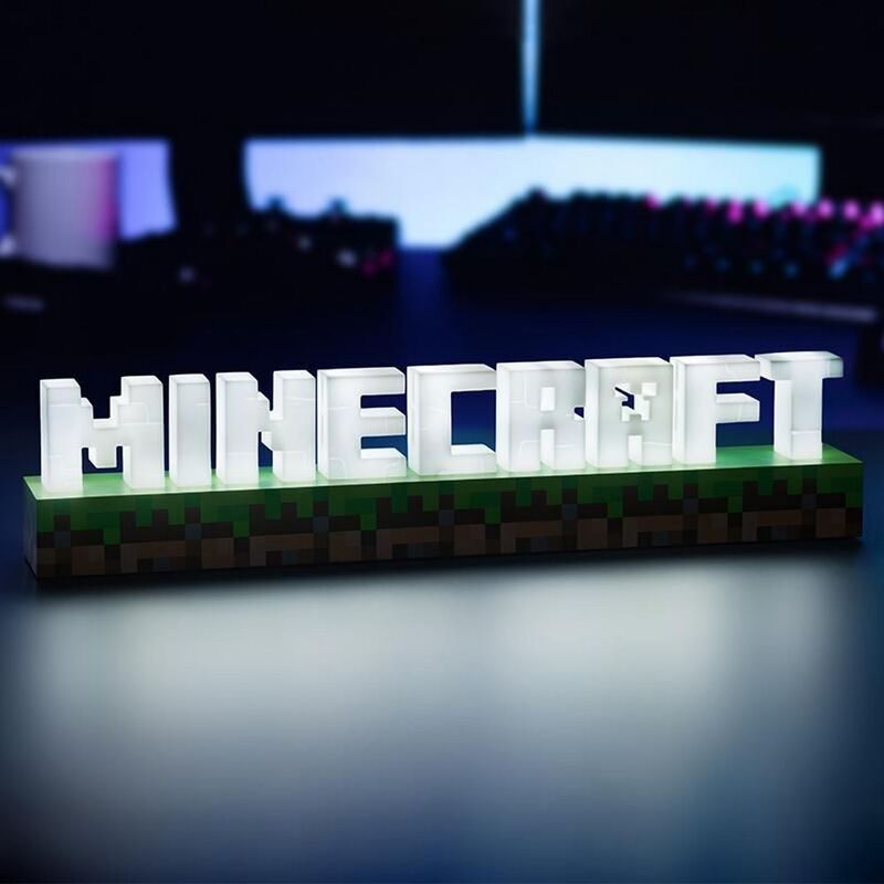 Minecraft Lampara Logo 41 cm