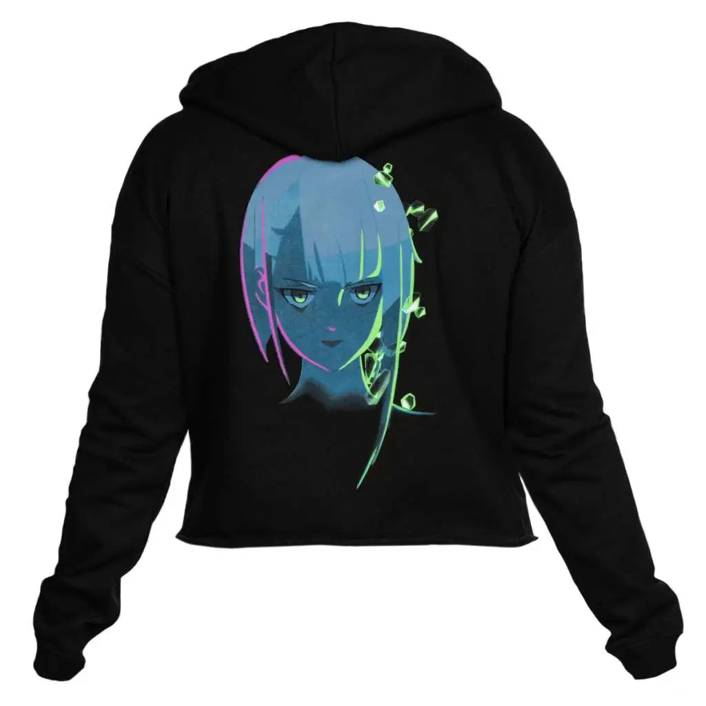 CYBERPUNK EDGERUNNERS NEON LUCY CROP Sudadera M