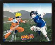 NARUTO A CLASH OF POWER 3D LENTICULAR Póster FRAMED