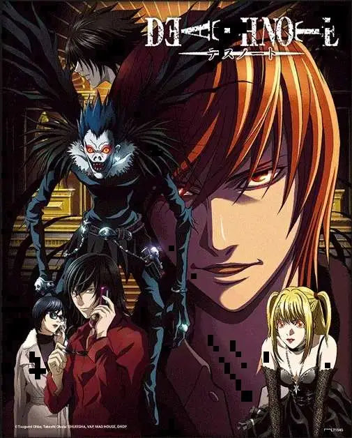 DEATH NOTE CONNECTED BY FATE 3D LENTICULAR Póster FRAMED Frikytopia