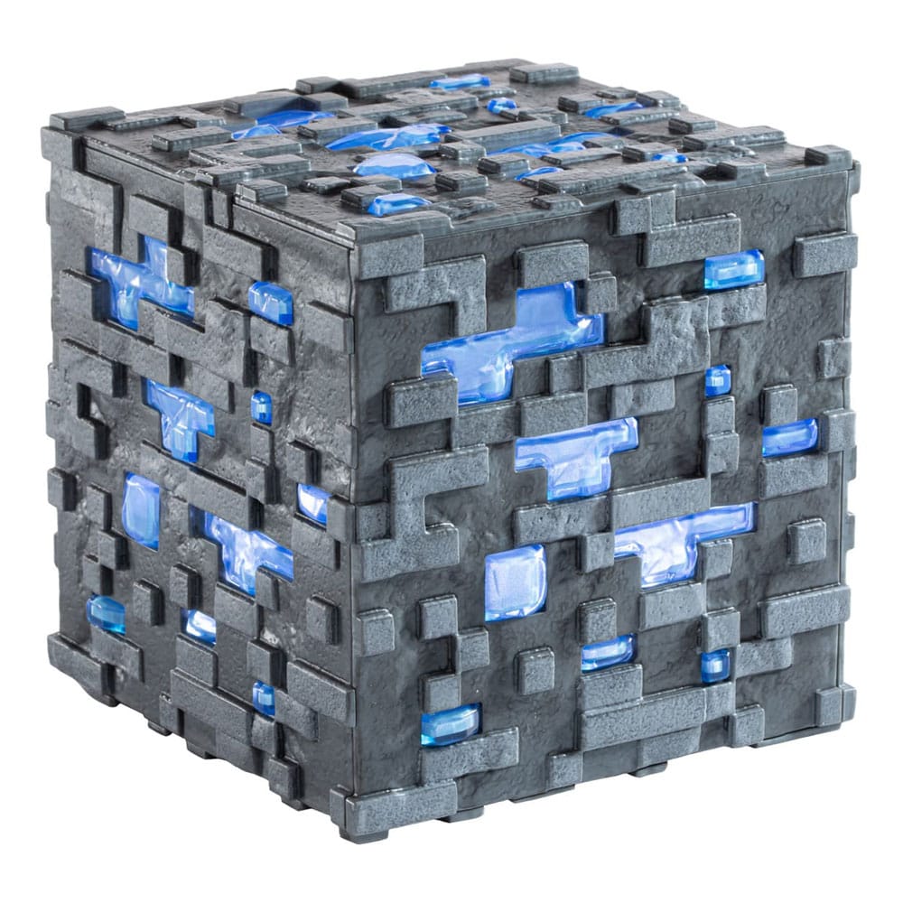 Minecraft Replica Illuminating Diamond Ore Cube 10 cm Frikytopia
