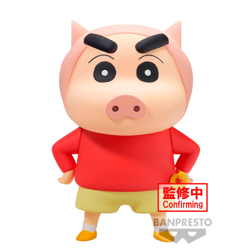 Figura banpresto crayon shinchan cosplay shinchan pig 11cm