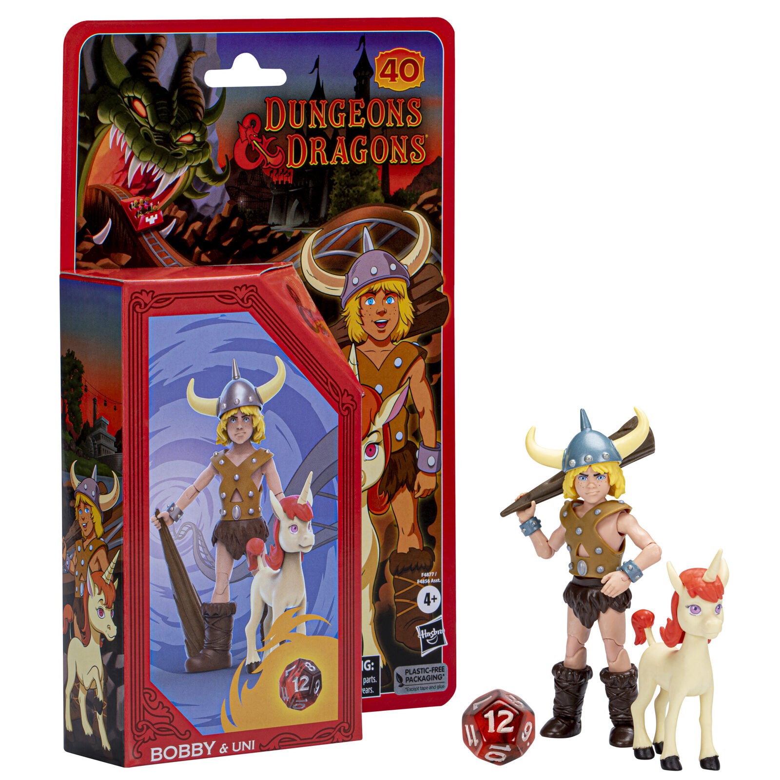 Figura hasbro dungeons dragons bobby y uni