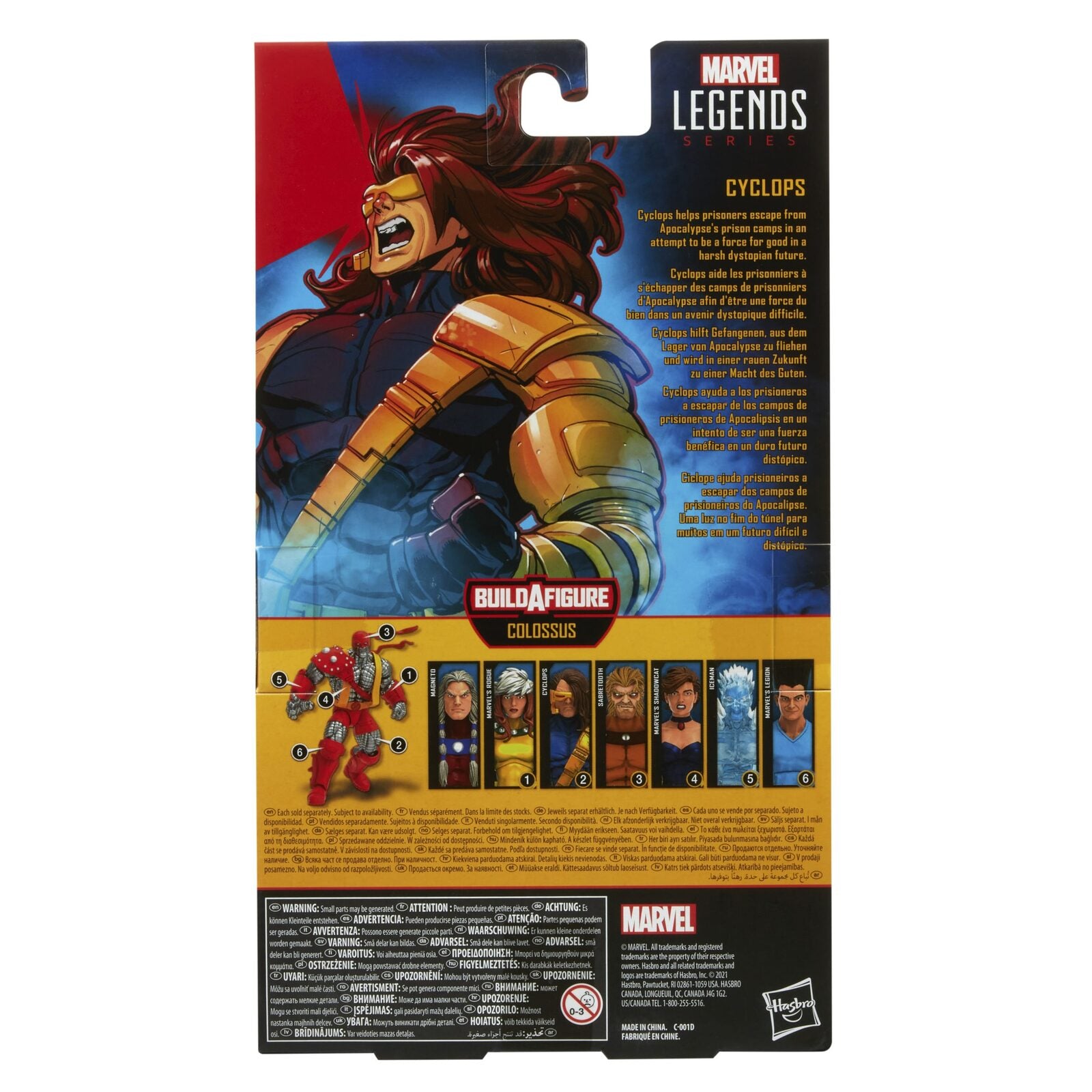 Figura hasbro marvel legends x men cyclops