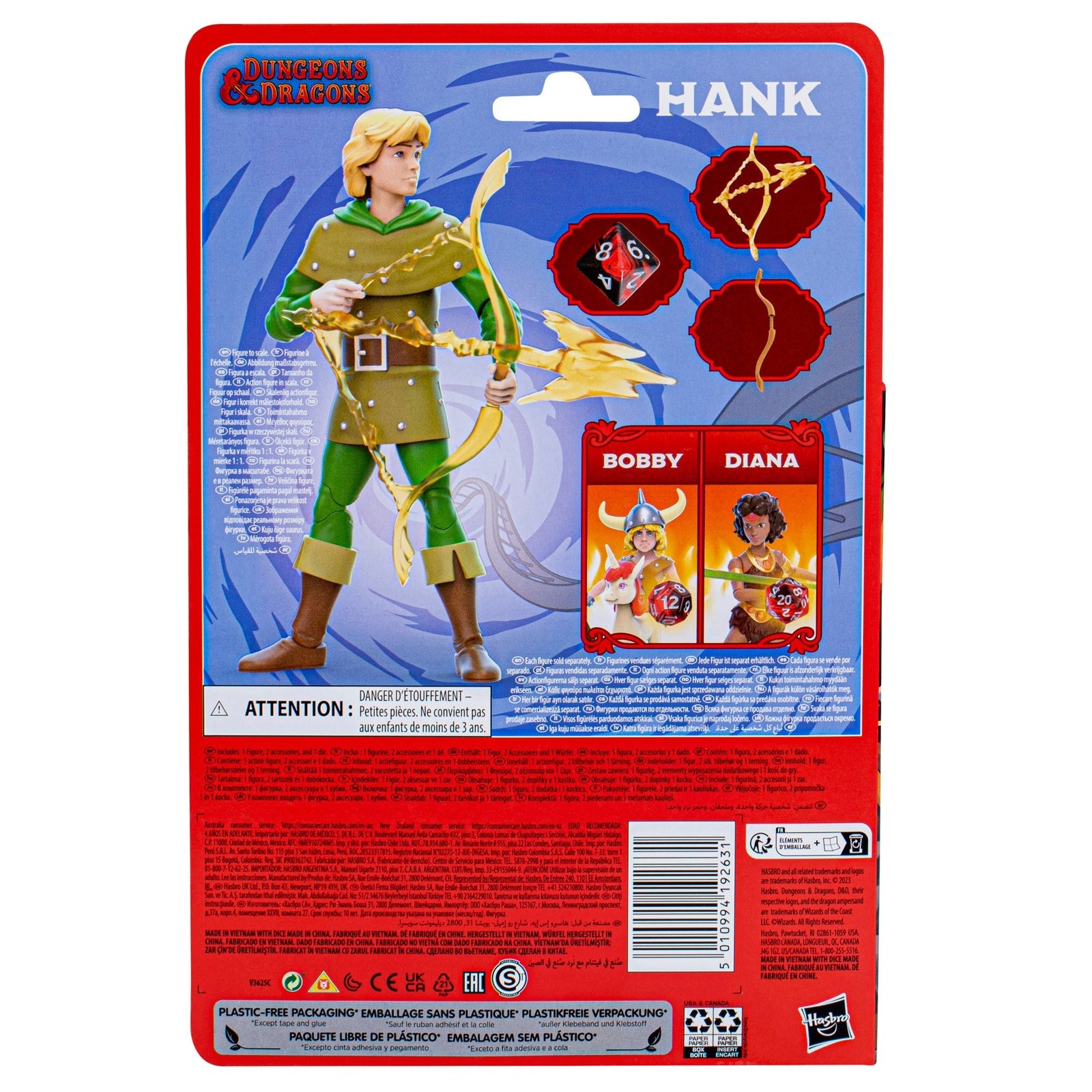 Figura hasbro dungeons dragons hank