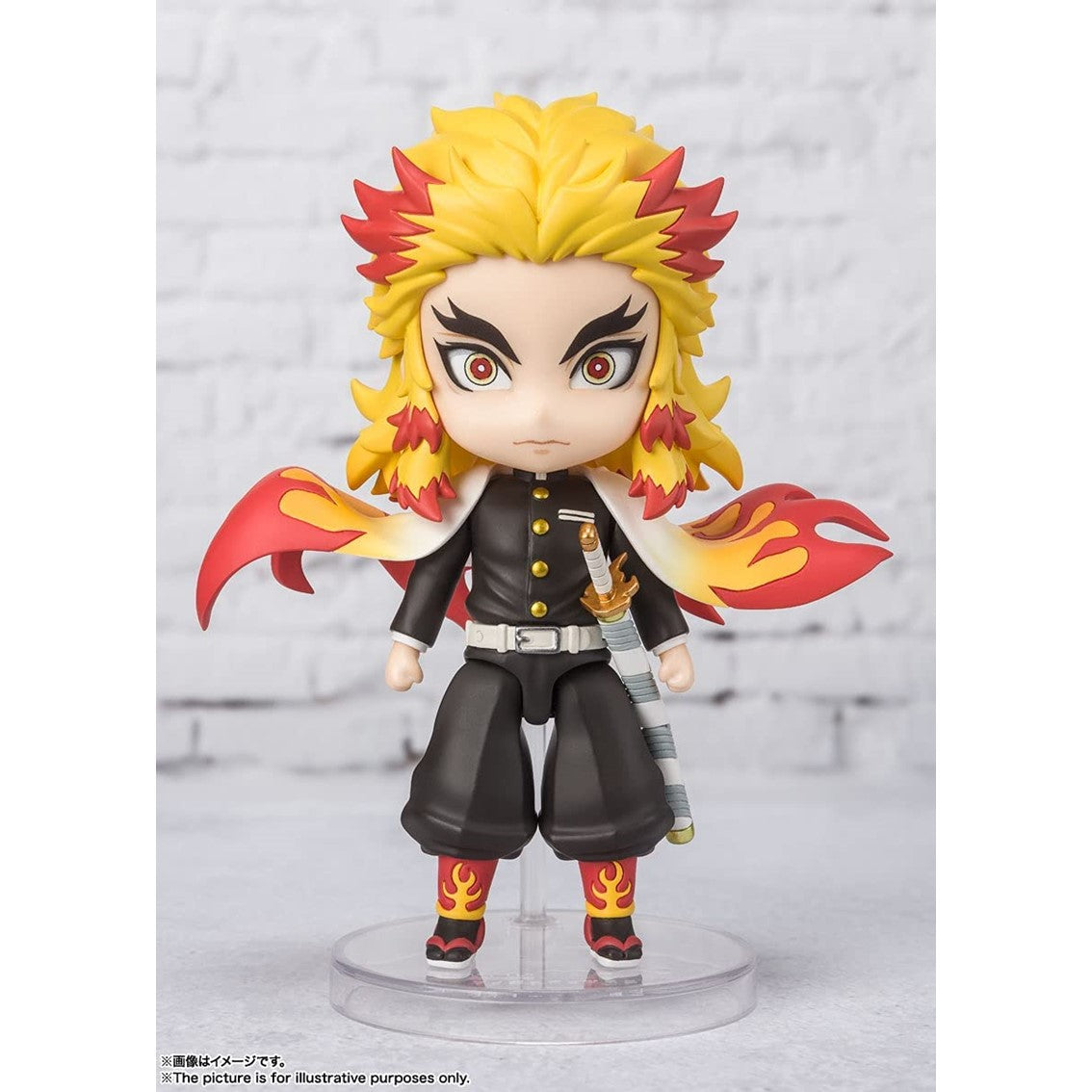 Figura tamashii nations demon slayer kimetsu no yaiba kyojuro rengoku figuarts mini