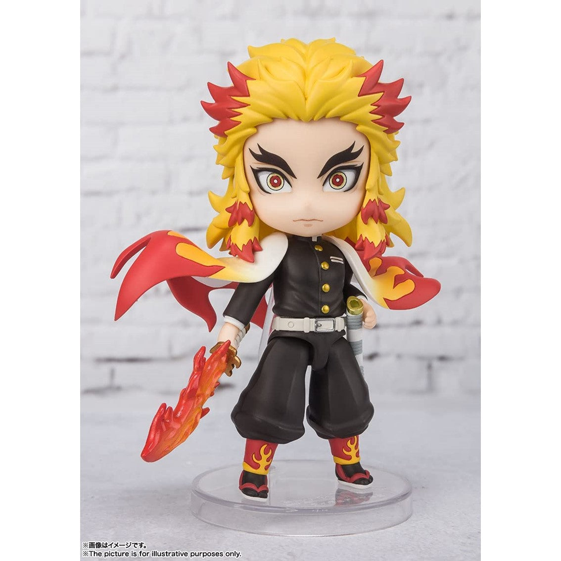 Figura tamashii nations demon slayer kimetsu no yaiba kyojuro rengoku figuarts mini