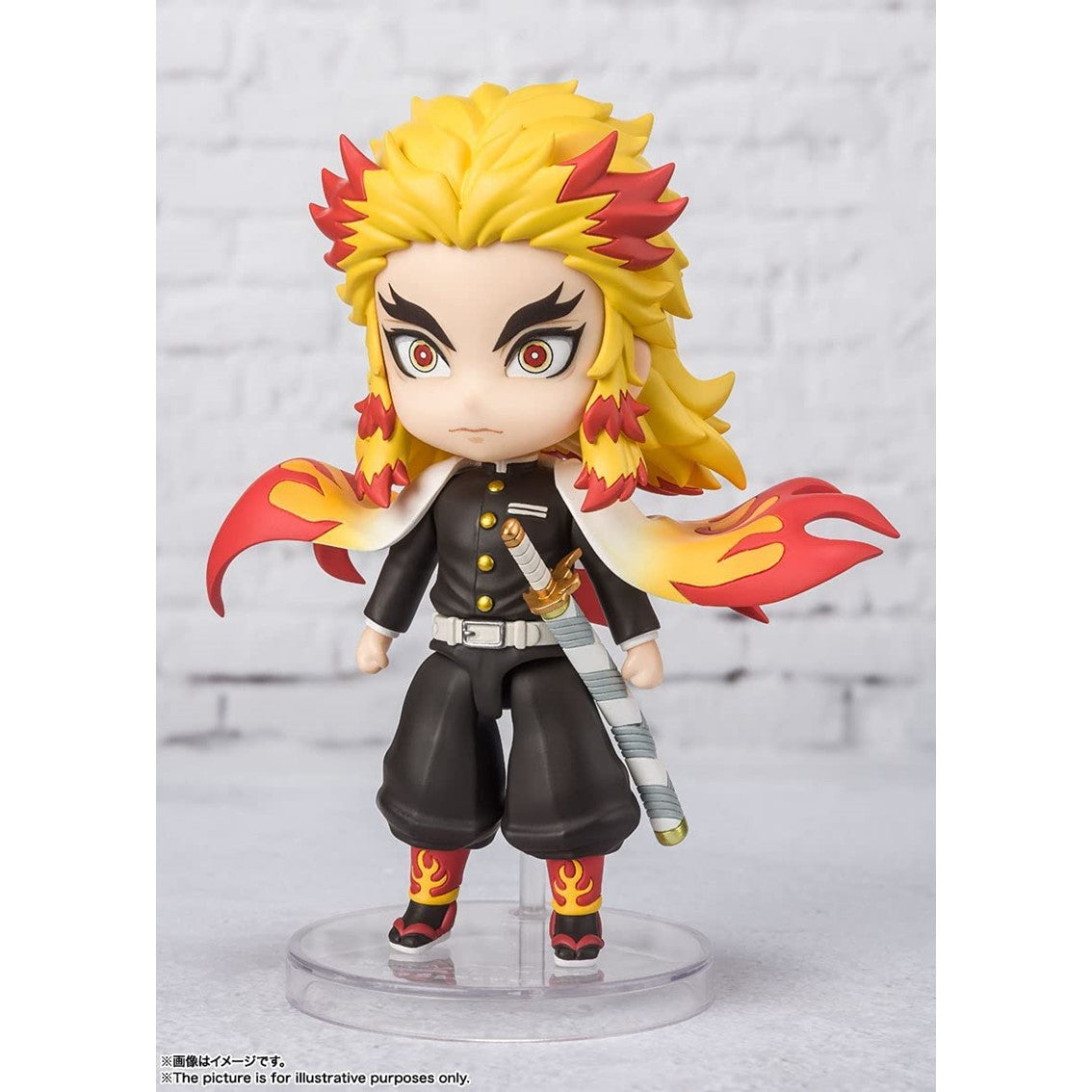 Figura tamashii nations demon slayer kimetsu no yaiba kyojuro rengoku figuarts mini