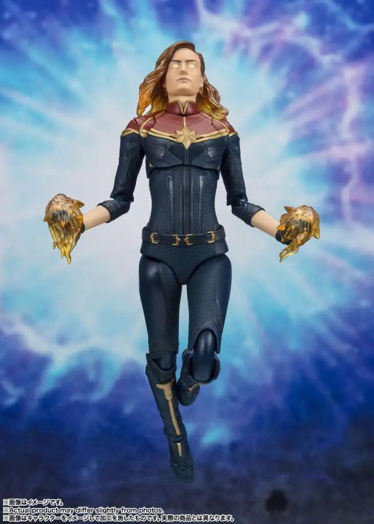 Figura tamashii nations sh figuarts marvel the marvels capitana marvel