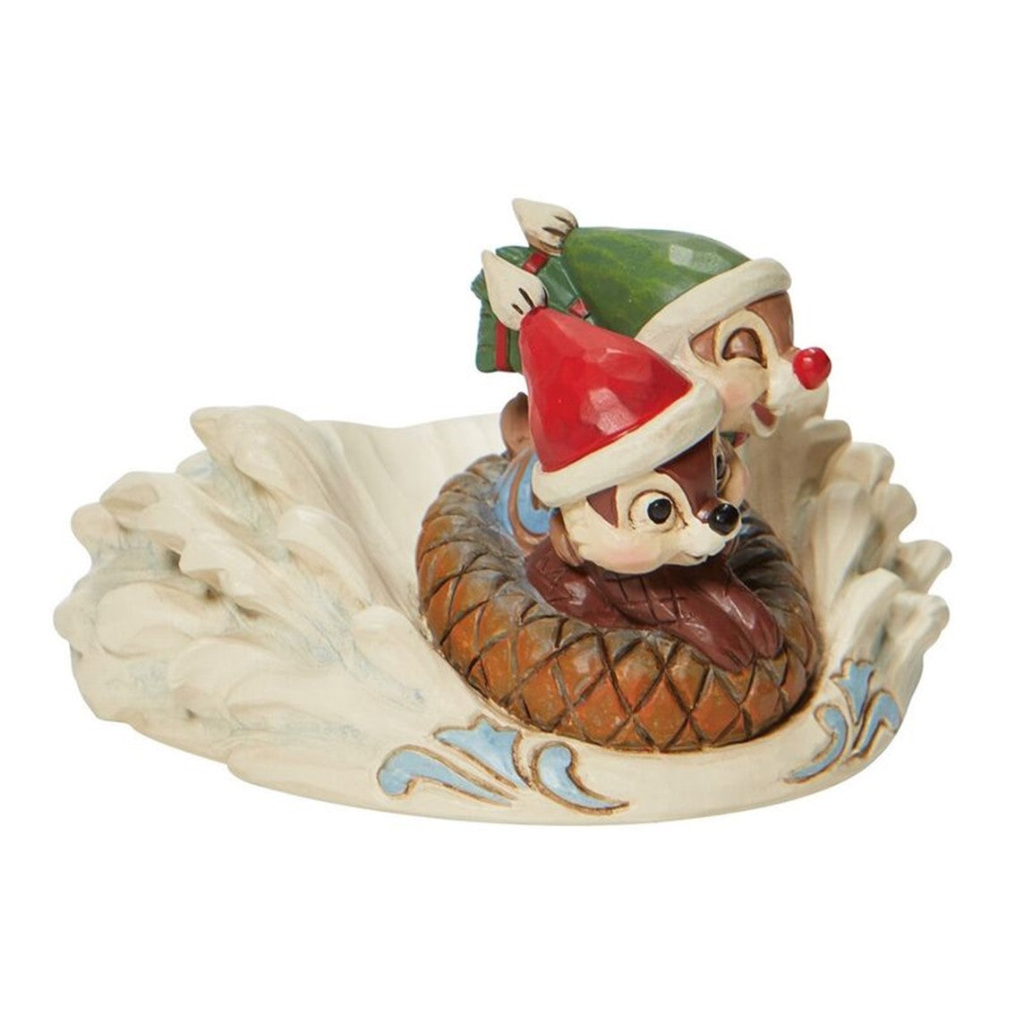 Figura enesco disney chip dale en trineo navideno
