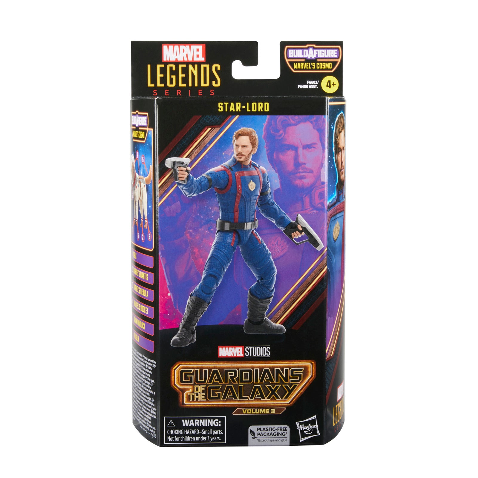 Figura hasbro marvel legends series guardianes de la galaxia star lord vol 3