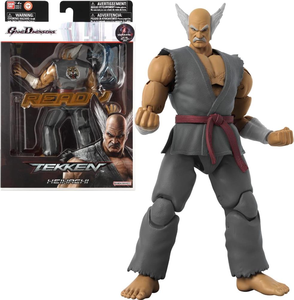 Figura bandai game dimensions tekken heihachi Frikytopia