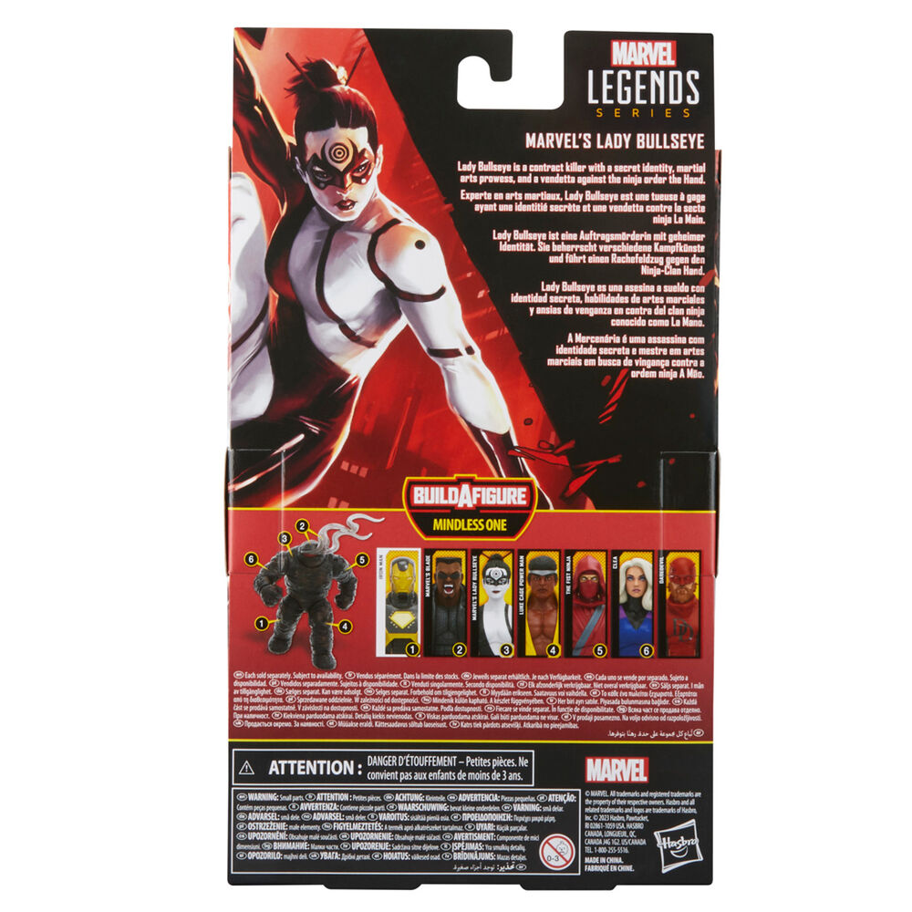 Figura hasbro marvel knights legends series build a figure mindless one