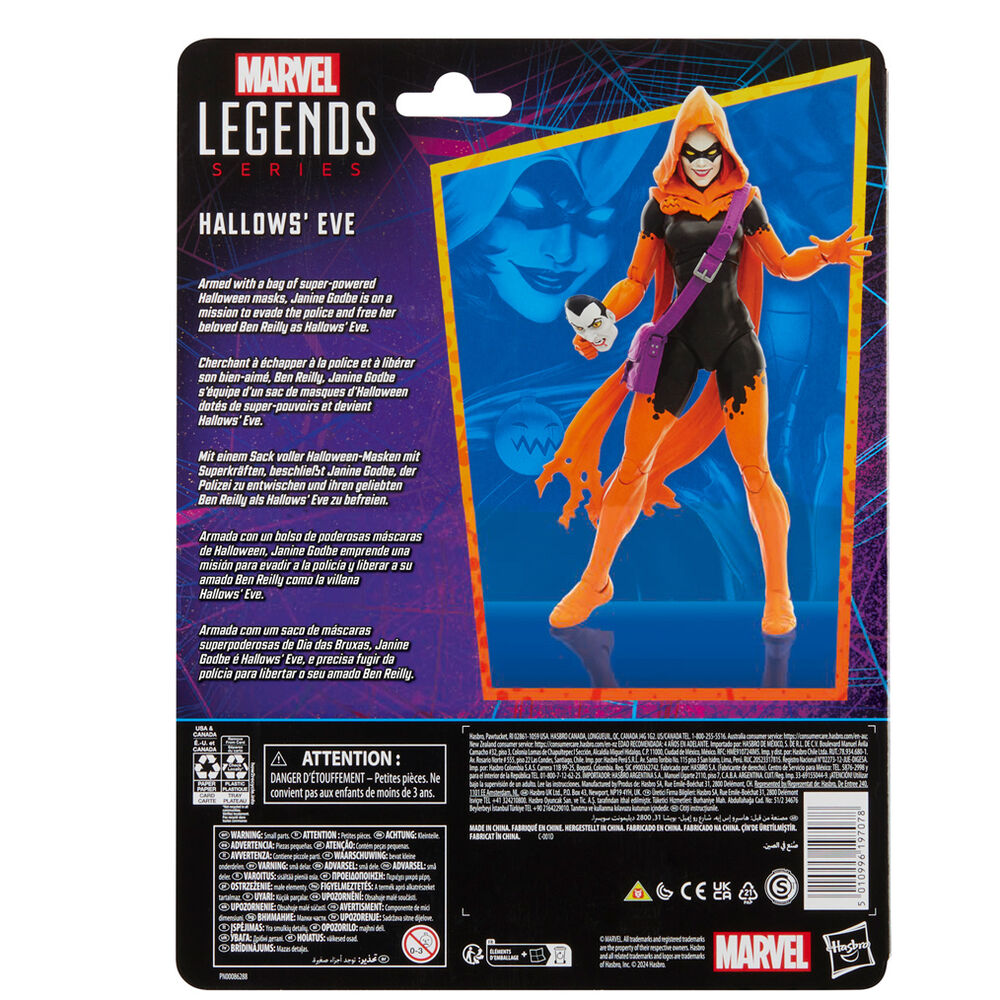 Figura hasbro marvel legends series hallows eve