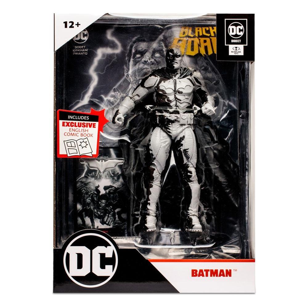 Figura y comic mcfarlane toys dc comics black adam batman line art variant