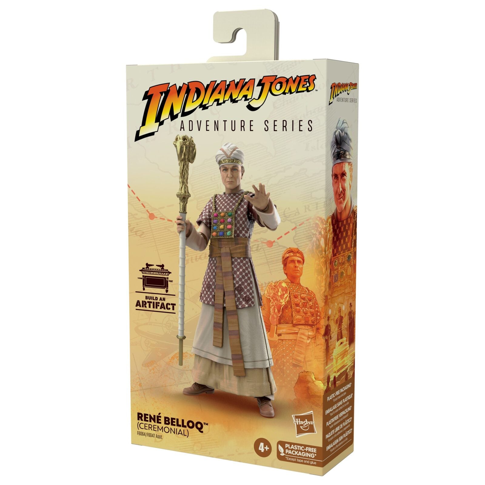 Figura hasbro indian jones adventure series rene belloq ceremonial