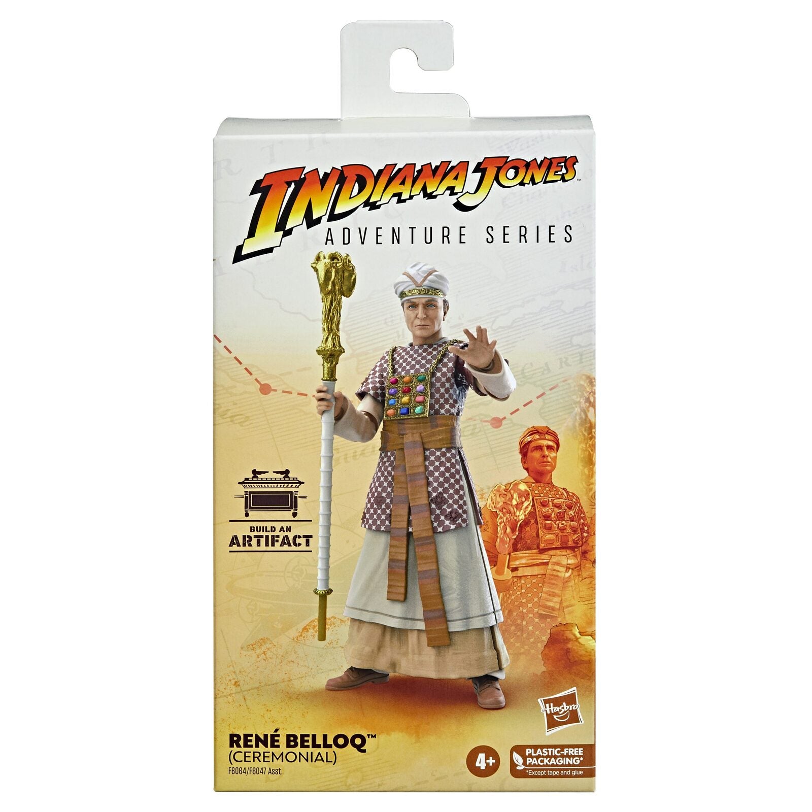 Figura hasbro indian jones adventure series rene belloq ceremonial