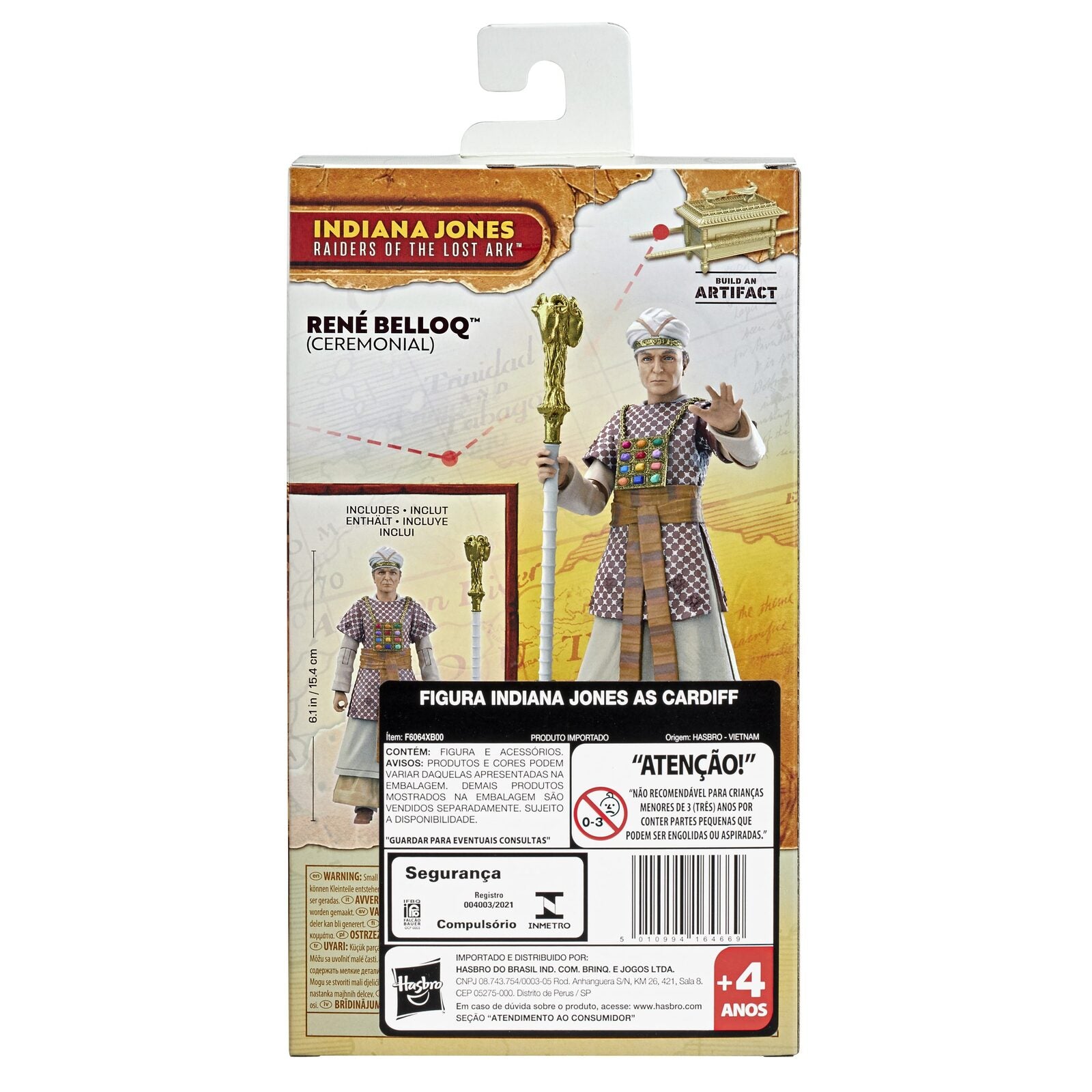 Figura hasbro indian jones adventure series rene belloq ceremonial