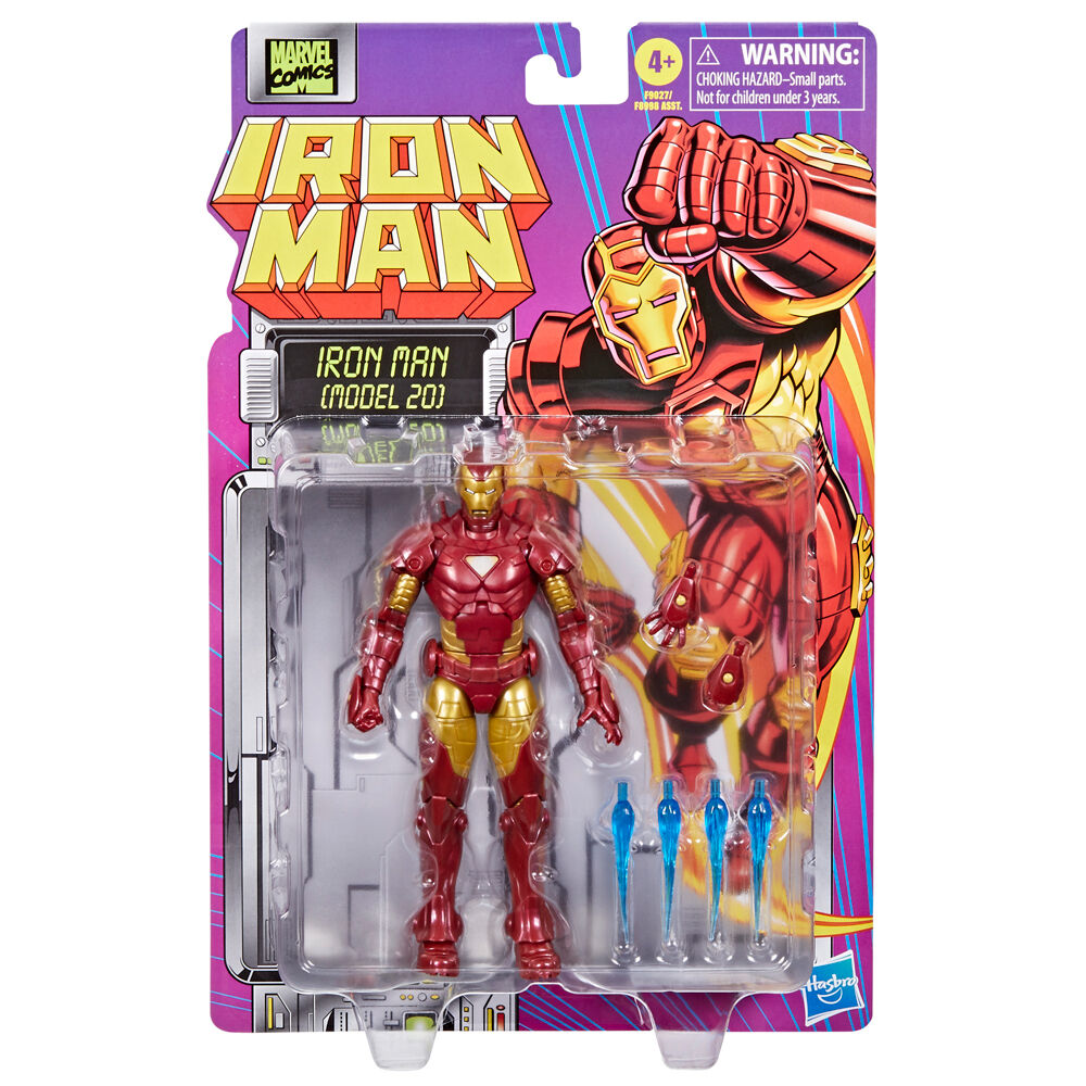 Figura hasbro marvel legends series iron man model 20