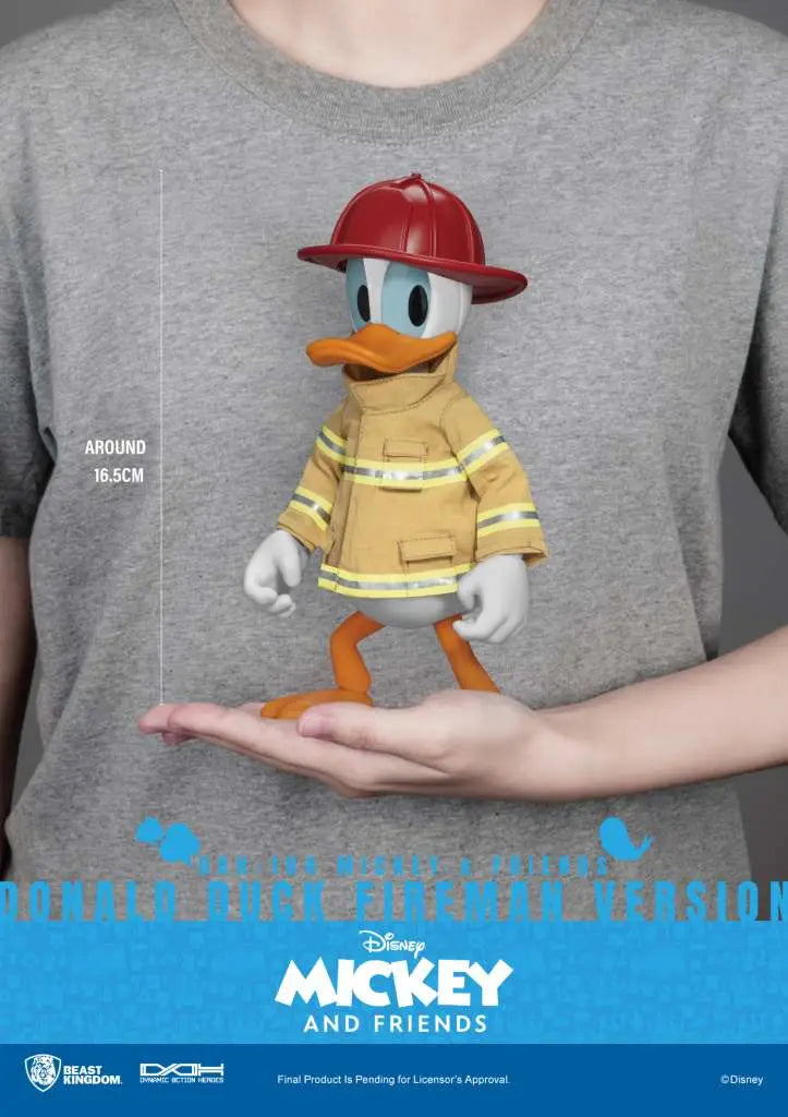 Mickey & Friends Figura Dynamic 8ction Heroes 1/9 Donald Duck Fireman Ver. 24 cm