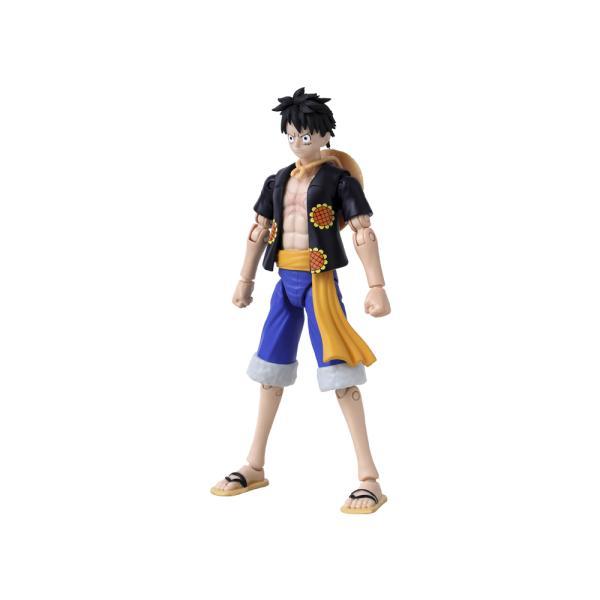 Figura bandai one piece anime heroes luffy dressrosa Frikytopia
