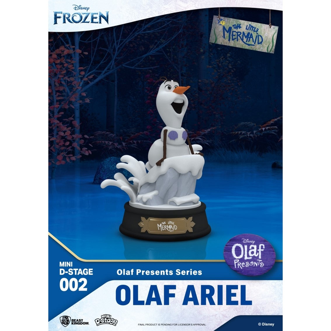 Figura beast kingdom minidstage disney olaf presenta olaf Frikytopia