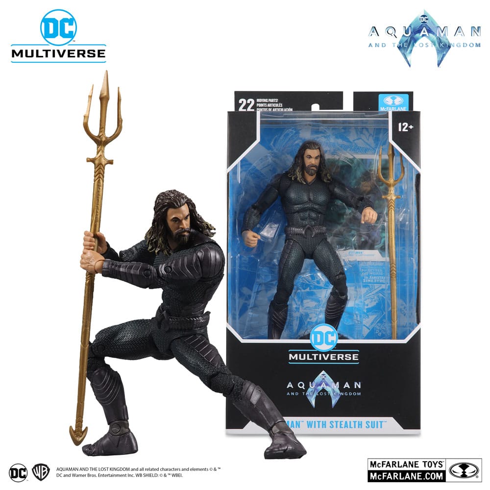 Figura mcfarlane toys dc aquaman 2 movie 7in aquaman con traje Frikytopia