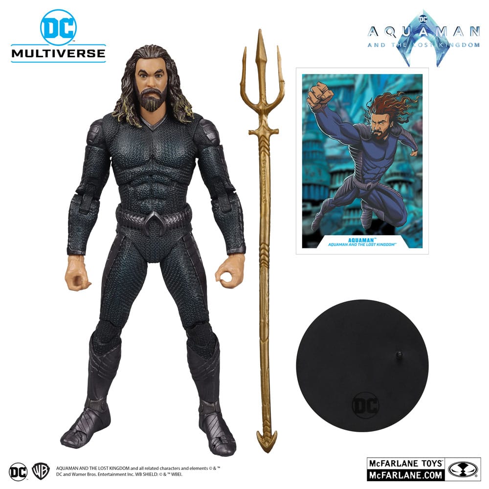 Figura mcfarlane toys dc aquaman 2 movie 7in aquaman con traje
