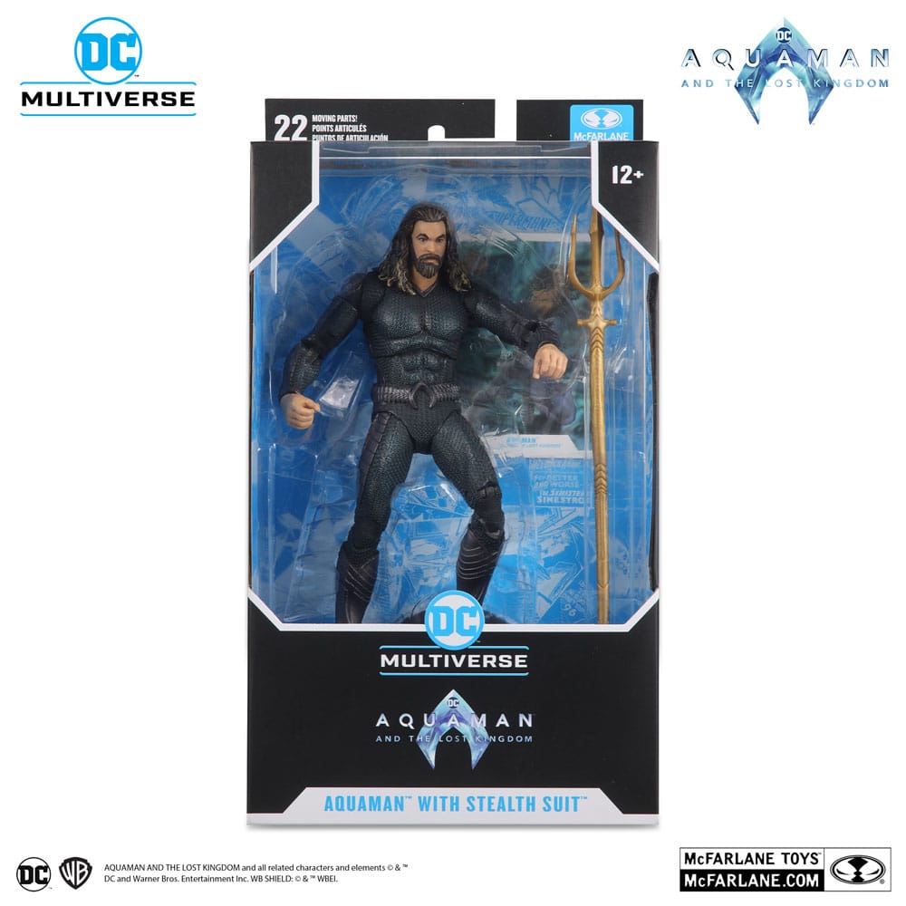 Figura mcfarlane toys dc aquaman 2 movie 7in aquaman con traje